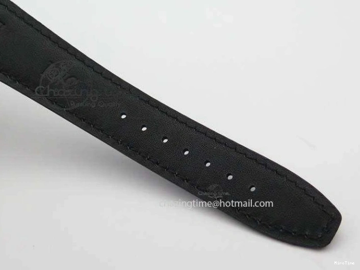 MIROTIME 0513 Portuguese IW544404 SS Gray Dial On Black Leather Strap A Practical 7259